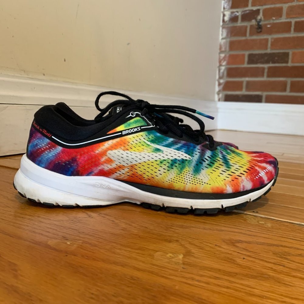 Brooks Launch 5 Sneakers Tie Dye Rock & Roll Marathon Series Athl… - Picture 11 of 13